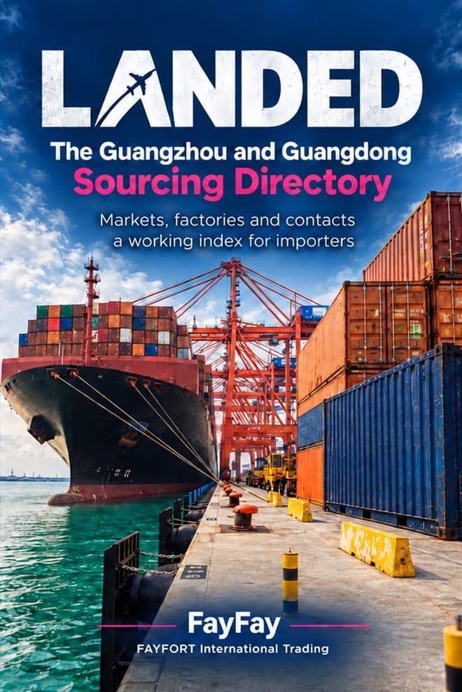 LANDED: The Guangzhou and Guangdong Sourcing Directory, front cover